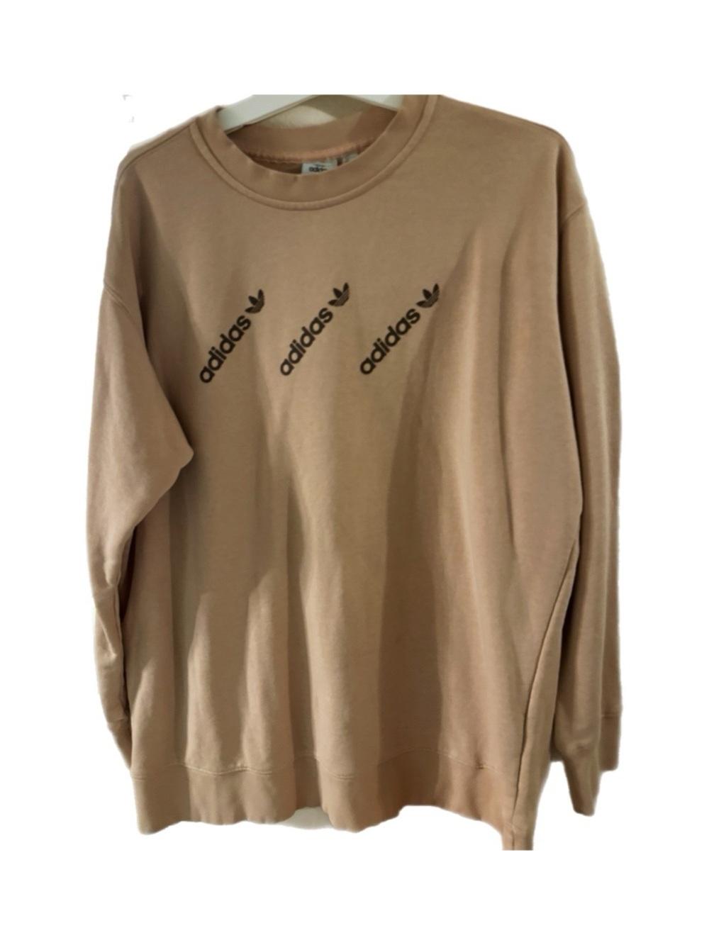 Adidas Men’s Crewneck Sweatshirt in Tan